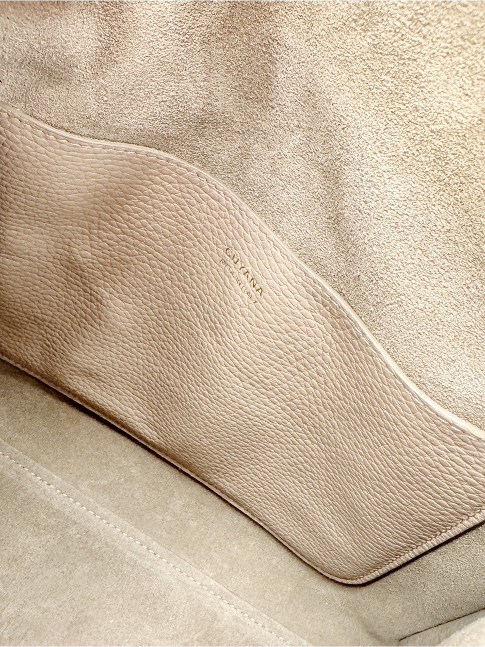 NWT Light Brown Cuyana Double Loop Crossbody Bag - Picture 10 of 13